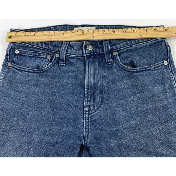 Madewell Jeans Womens 31 x 28 Relaxed Tapered Blue Medium Wash Denim Stretch - Picture 7 of 12